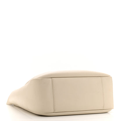 Saint Laurent Smooth Calfskin Large Le 5 A 7 Soft Hobo Blanc Vintage 4 of 13