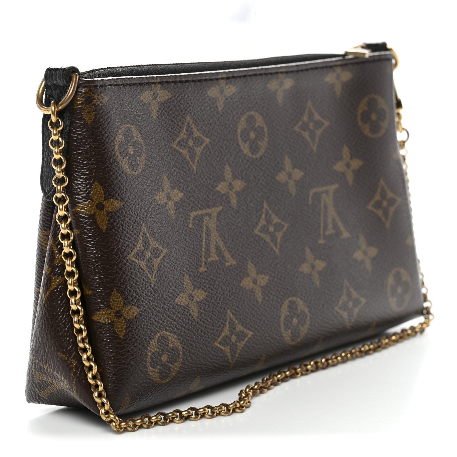 Louis Vuitton Monogram Pallas Clutch Black 3 of 12
