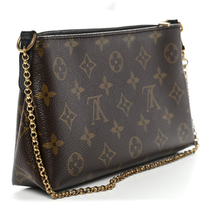 Louis Vuitton Monogram Pallas Clutch Black 3 of 12