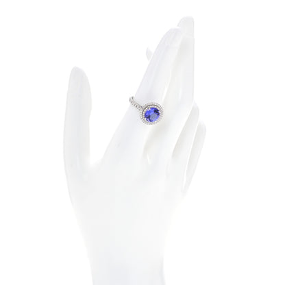 Tiffany Platinum Diamond Tanzanite Soleste Ring 54 7 2 of 6