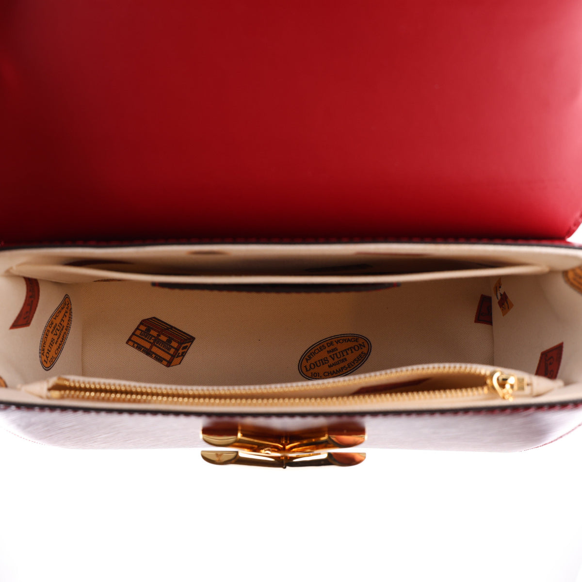 Epi Twist Shoulder Bag MM Rouge