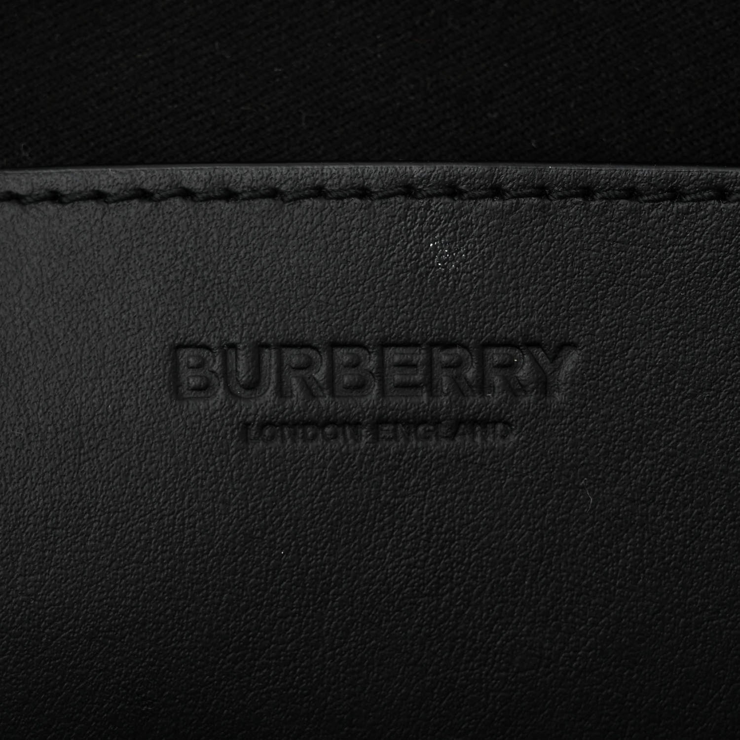 Burberry Check Messenger Bag Black 6 of 13