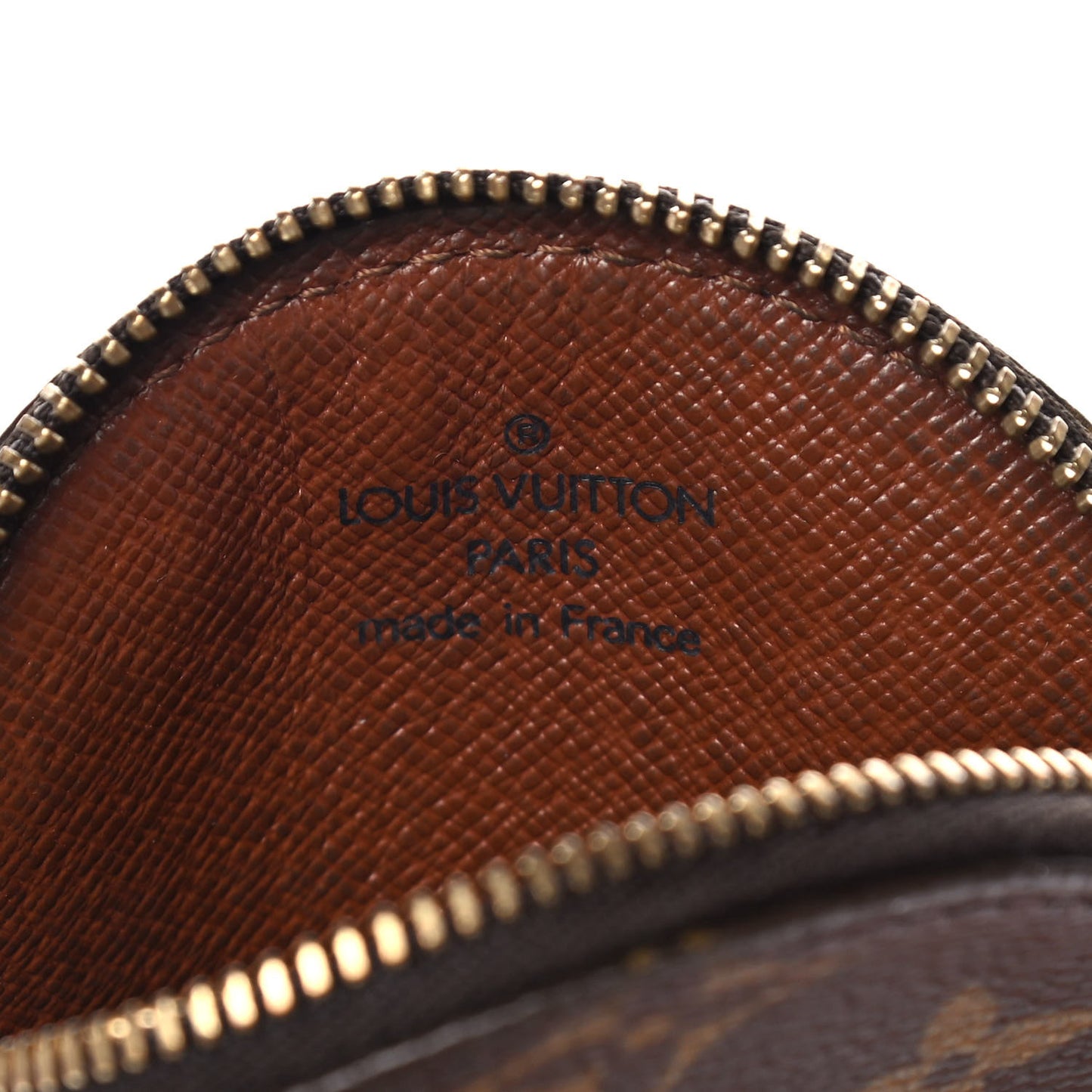 Monogram Round Coin Purse