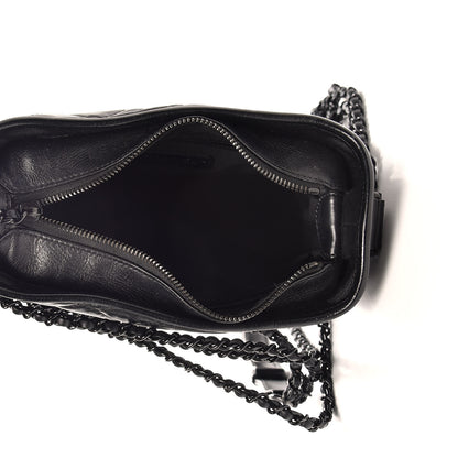 Chanel Aged Calfskin Quilted Small Gabrielle Hobo So Black 5 of 11