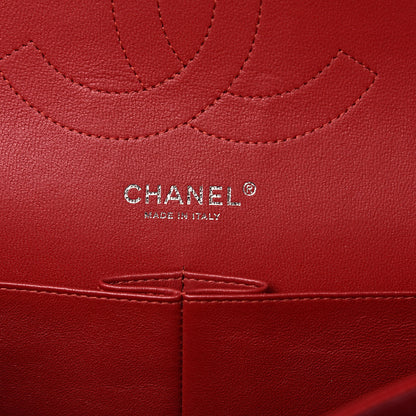 Chanel Caviar Quilted Jumbo Double Flap Red 6 of 12