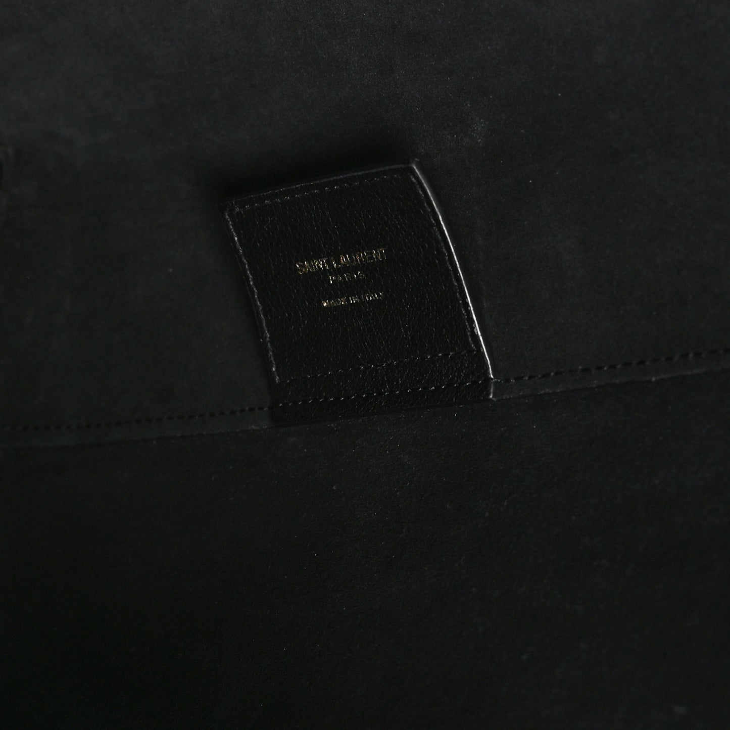 Calfskin Large Shopping Tote Black