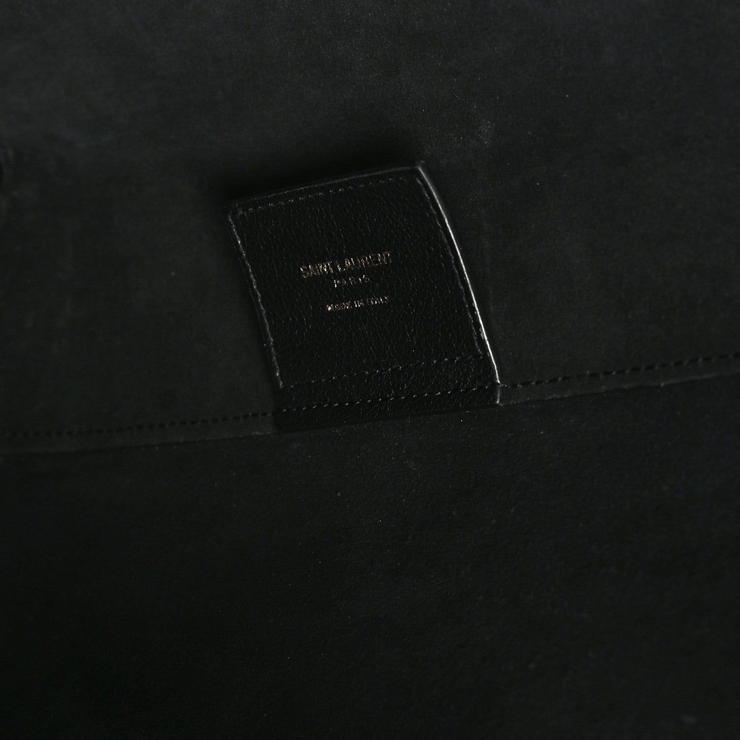 Saint Laurent Calfskin Large Shopping Tote Black 7 of 13