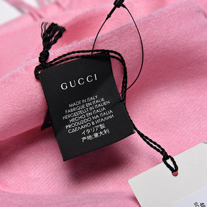 Gucci Silk Cashmere Sequins Lovesh Scarf Roseate 5 of 5