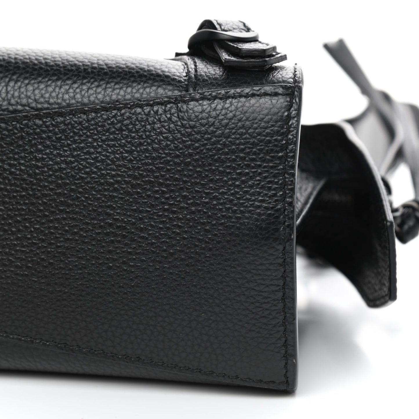 Grained Calfskin Neo Classic Black Hardware Mini City Black
