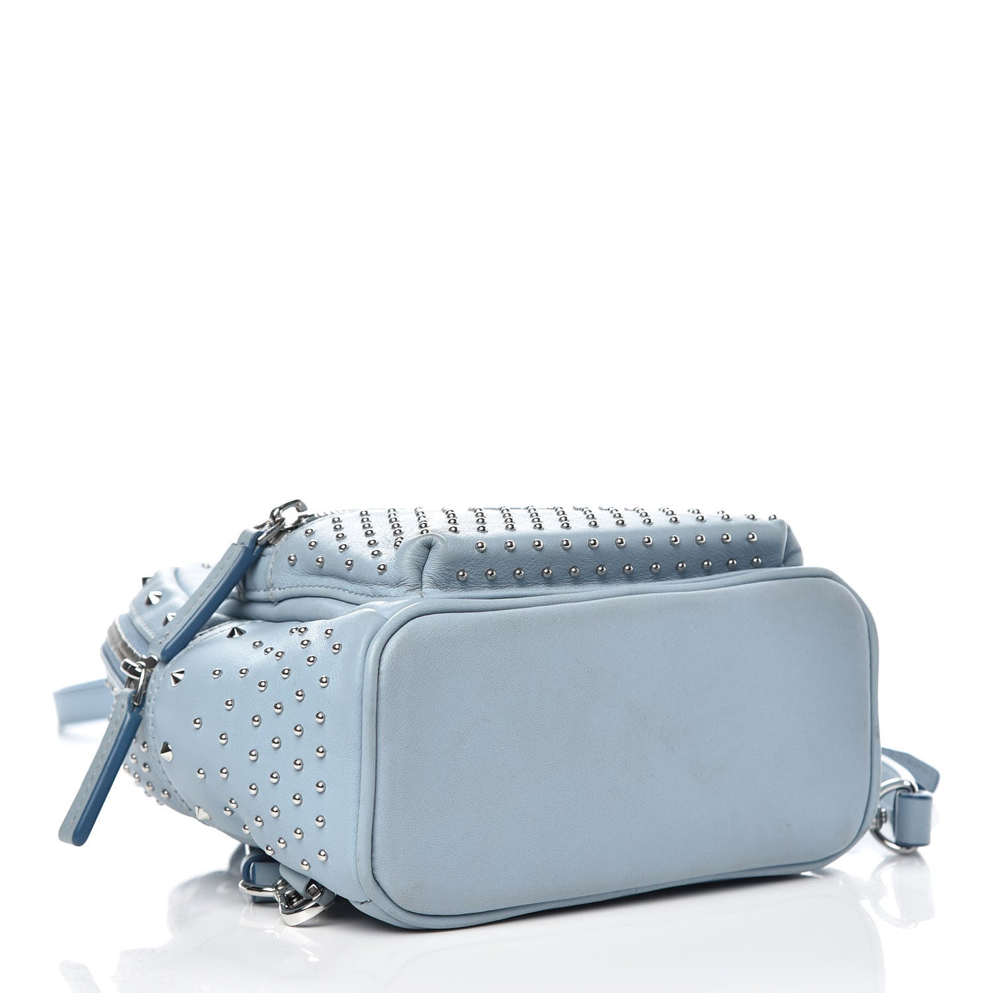 Calfskin Stud X-Mini Stark Bebe Boo Backpack Sky Blue