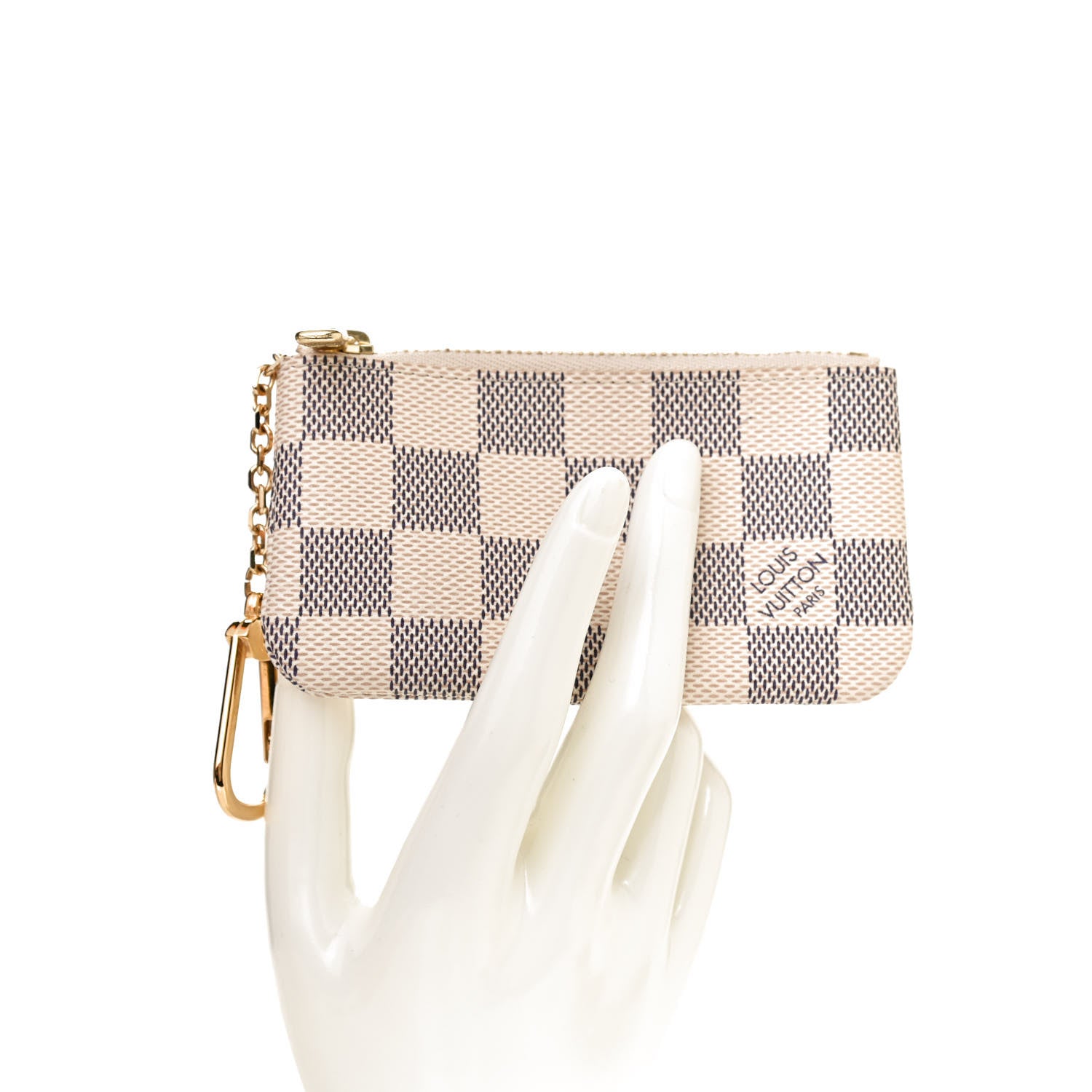 Louis Vuitton Damier Azur Key Pouch 2 of 9