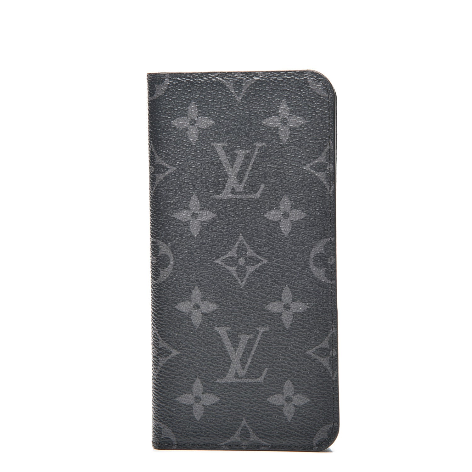Louis Vuitton Monogram Eclipse iPhone XS Max Folio Case 1 of 7