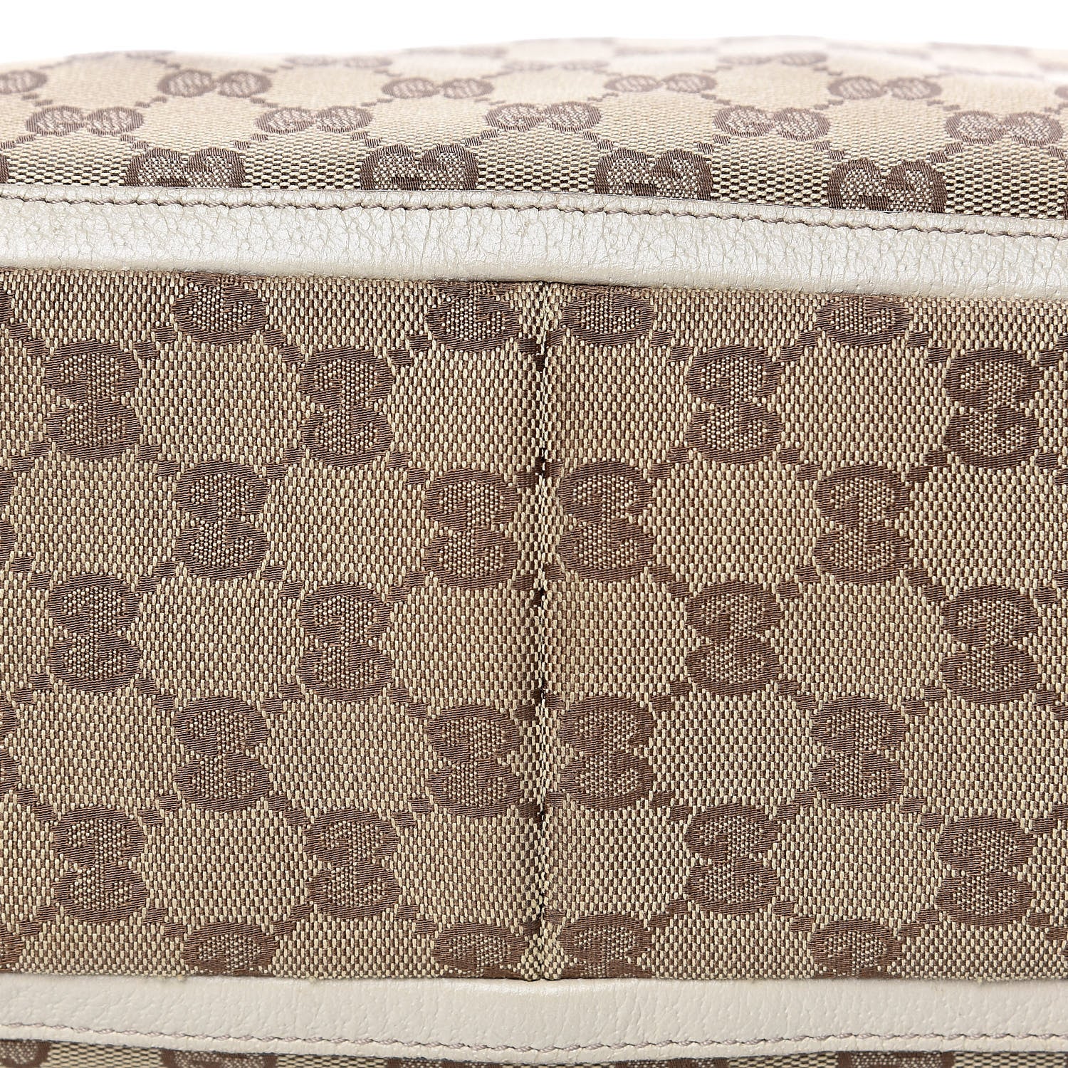 Gucci Monogram Medium Abbey Tote White 9 of 14