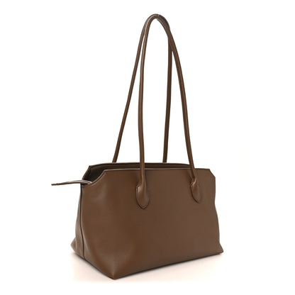 The Row Grained Calfskin Terrasse Bag Tawny Brown 3 of 9