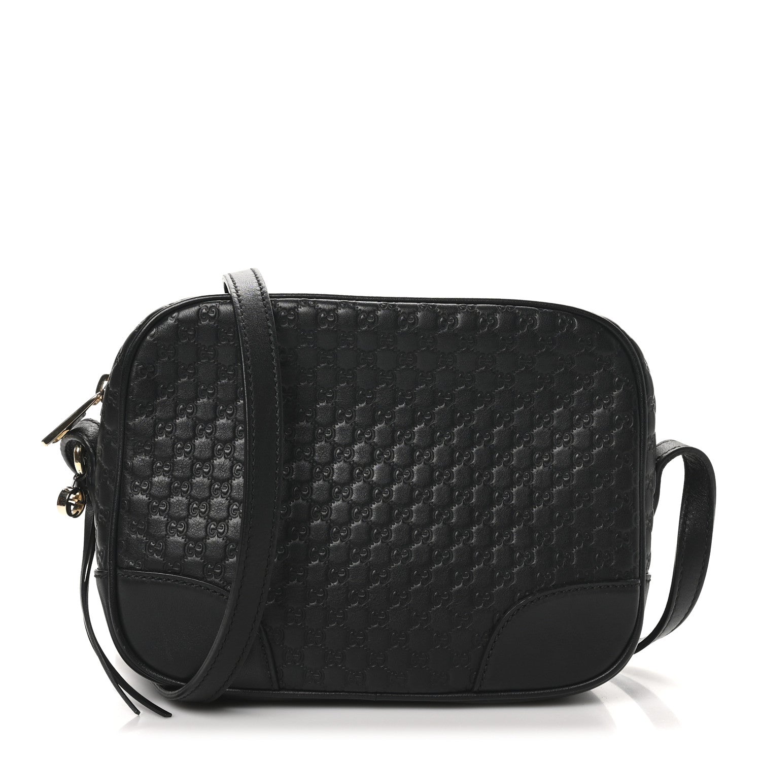 Gucci Microguccissima Mini Bree Messenger Bag Black 1 of 10