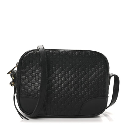 Gucci Microguccissima Mini Bree Messenger Bag Black 1 of 10