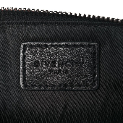 Givenchy Coated Canvas Monkey Brother Print Large Zip Pouch Black 6 of 15