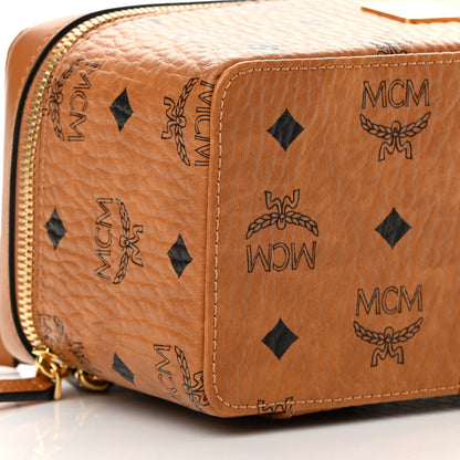MCM Visetos Vanity Case Cognac 9 of 10