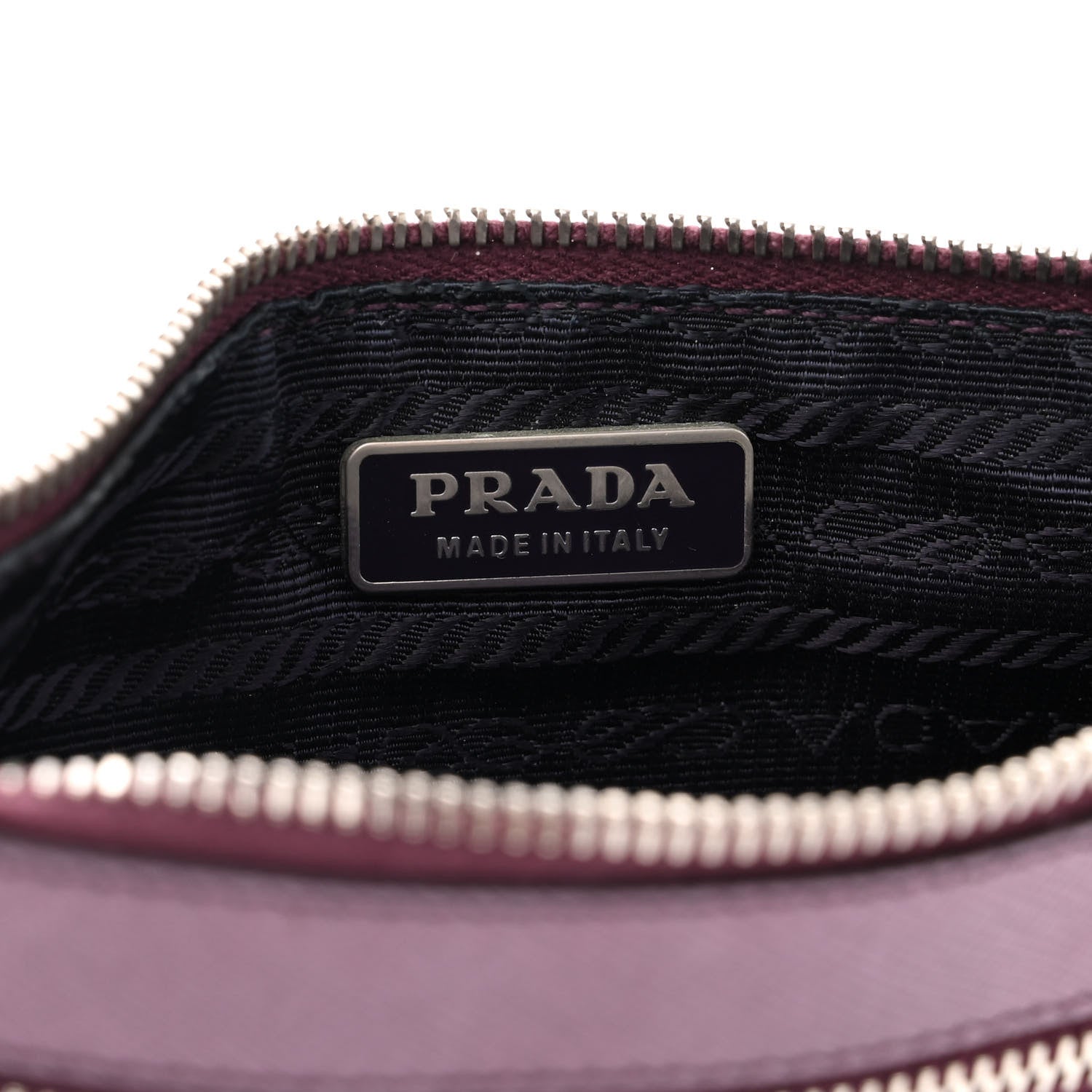 Prada Metallic Saffiano Lux Crossbody Bag Mirtillo 6 of 13