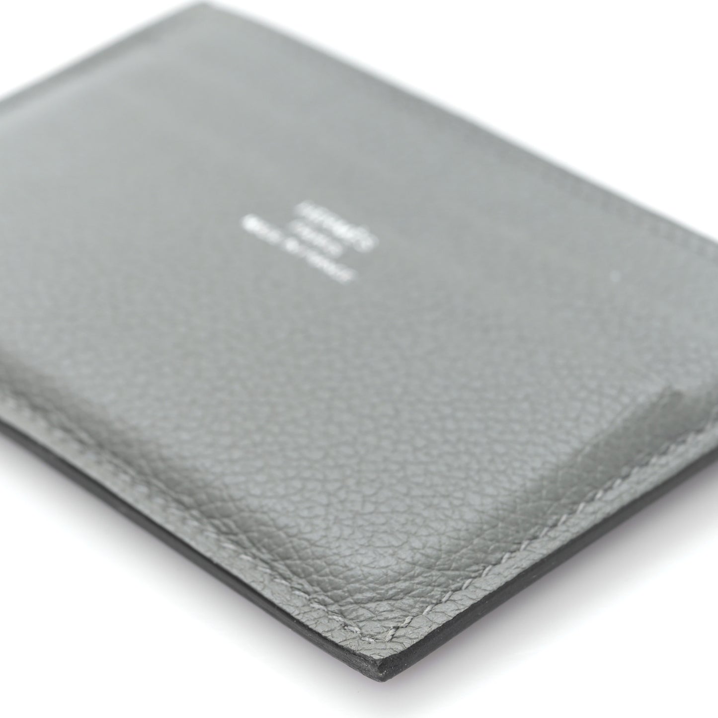 Evercolor Citizen Twill Card Case Gris Meyer Bleu De France