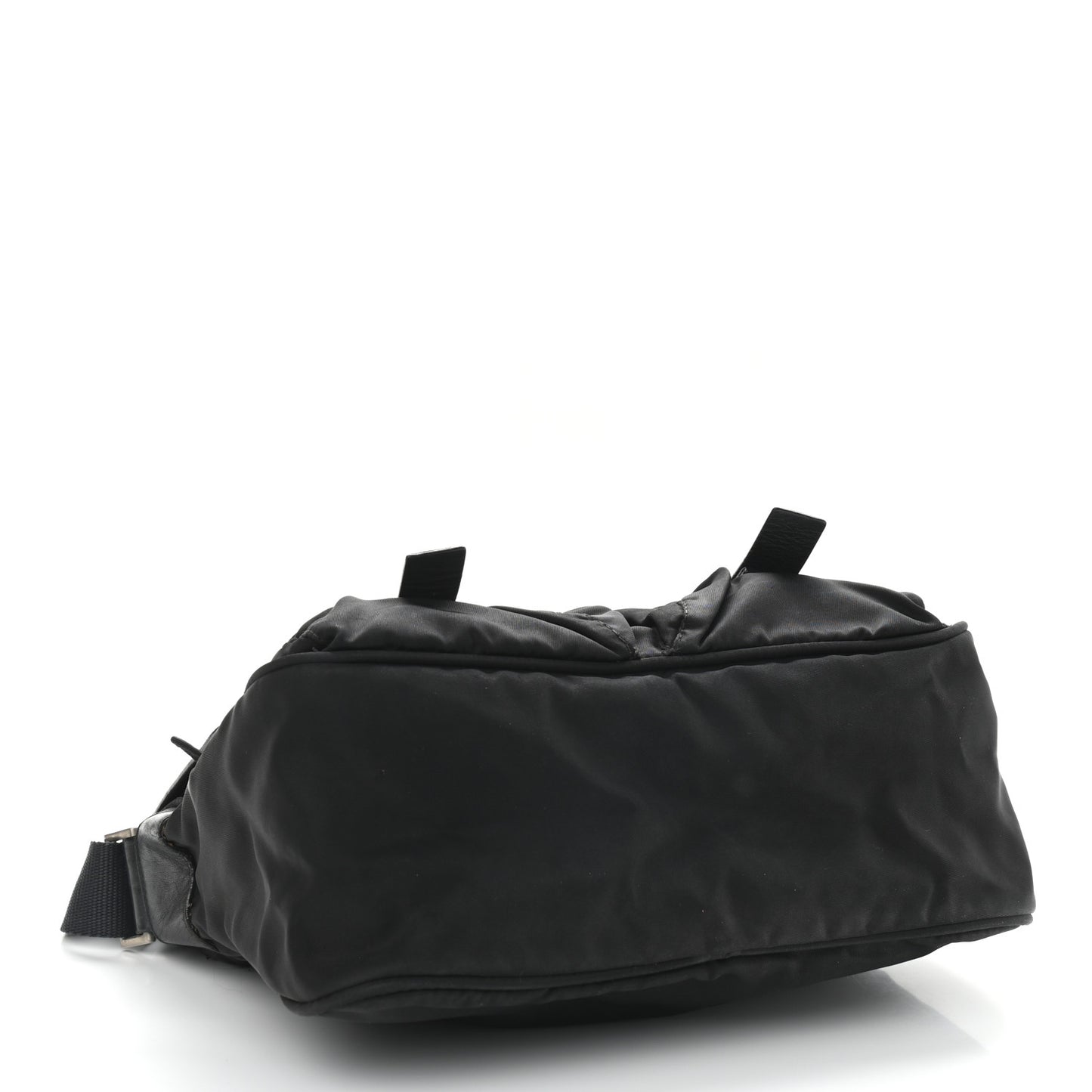 Nylon Vela Messenger Bag Black