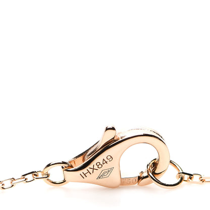 Cartier 18K Pink Gold Diamond Black Onyx XS Amulette de Cartier Pendant Necklace 4 of 6
