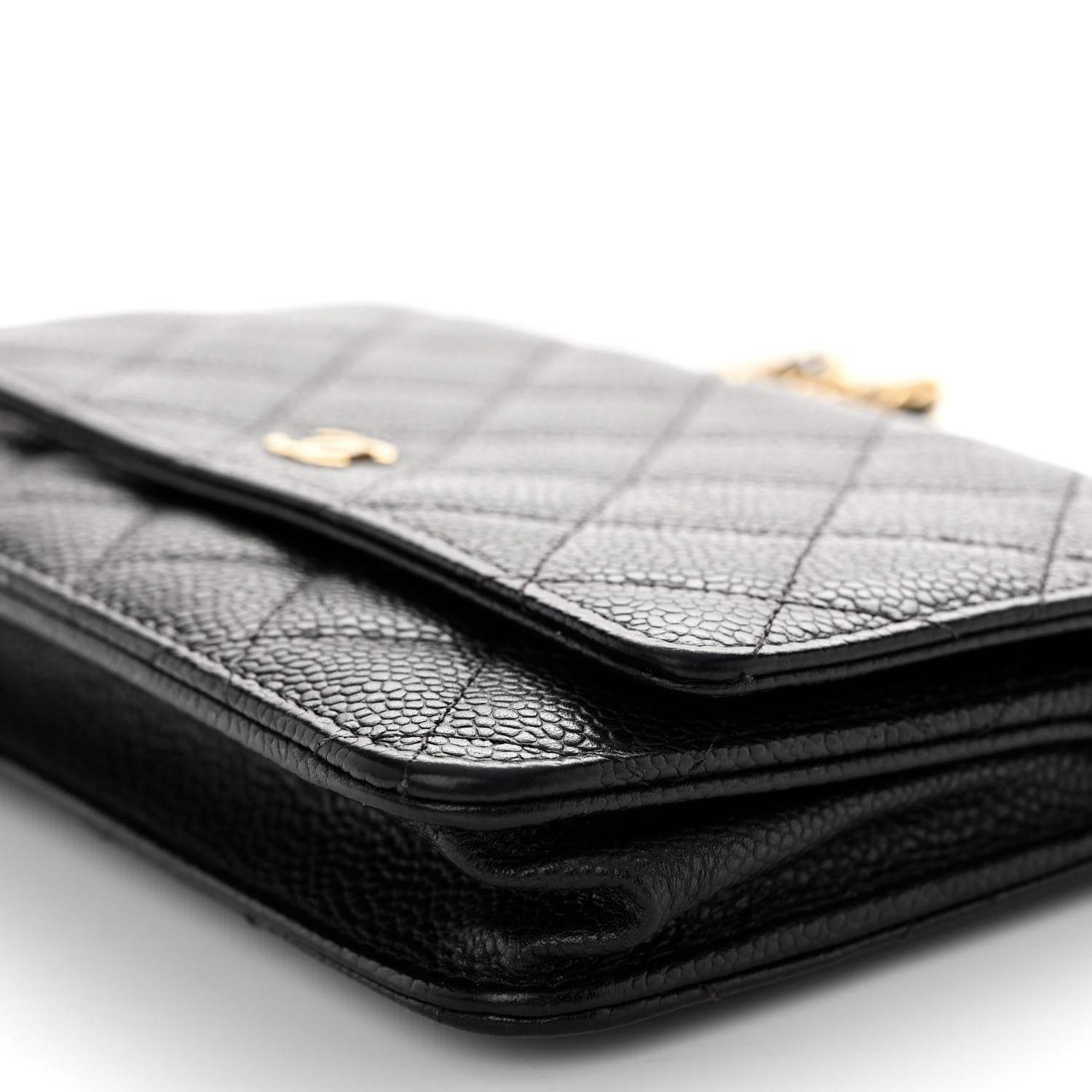 Chanel Caviar Quilted Wallet on Chain WOC Black 6 of 12