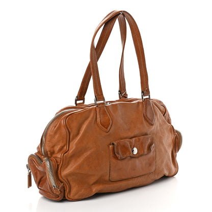 Prada Washed Buffalo Bag Cuoio 2 of 9