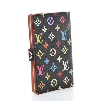 Louis Vuitton Monogram Multicolor Carnet de Bal Mini Agenda Cover Black 3 of 8