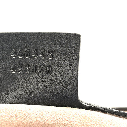 Gucci Calfskin Matelasse Maxi GG Marmont Top Handle Shoulder Bag Black 7 of 10
