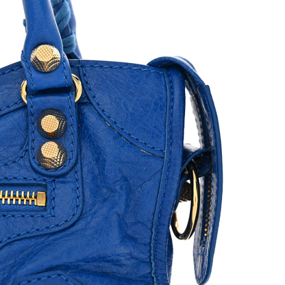 Balenciaga Agneau Giant 12 Gold Hardware Mini City Bleu Lazuli 14 of 16