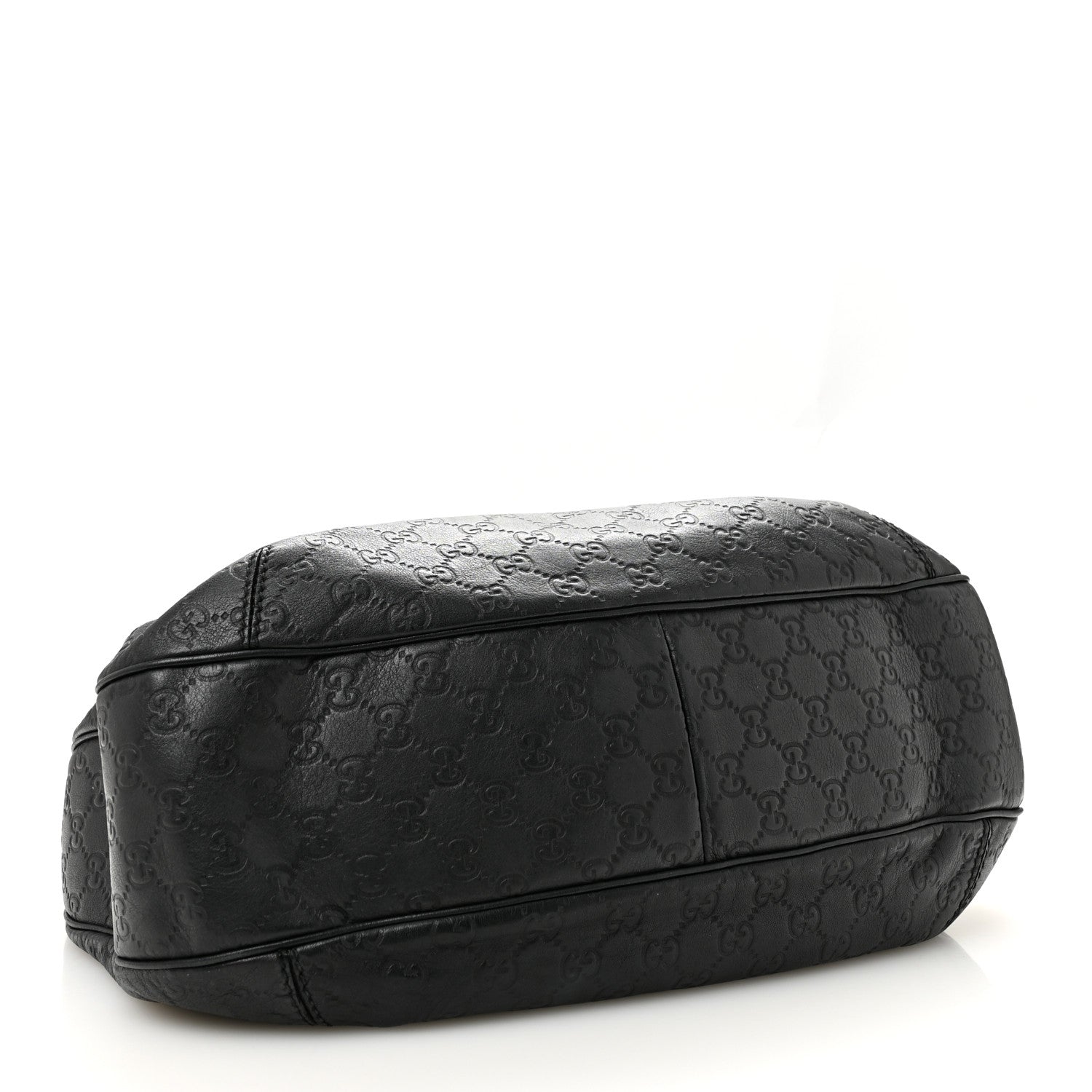 Gucci Guccissima Large New Ladies Web Hobo Black 4 of 14