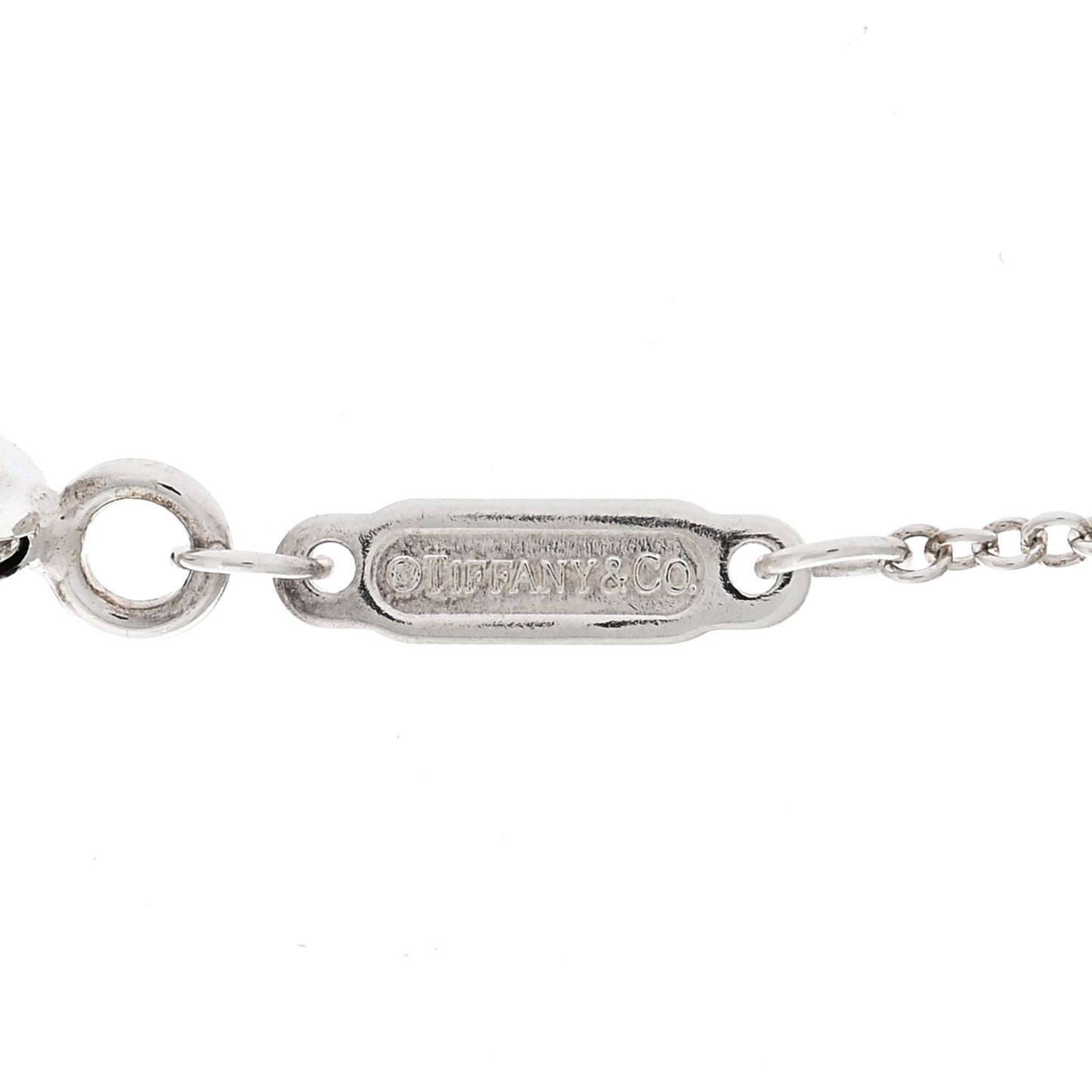 Sterling Silver Small T Smile Pendant Necklace