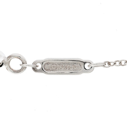 Tiffany Sterling Silver Small T Smile Pendant Necklace 4 of 5