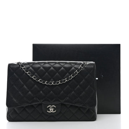 Chanel Caviar Quilted Maxi Single Flap Black 11 of 11