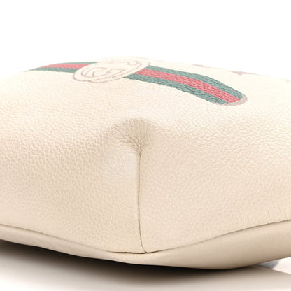 Gucci Grained Calfskin Logo Belt Bag White 10 of 11