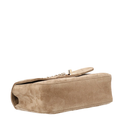Chanel Suede Calfskin Mini Souplissimo Maxi Flap Dark Beige 3 of 8