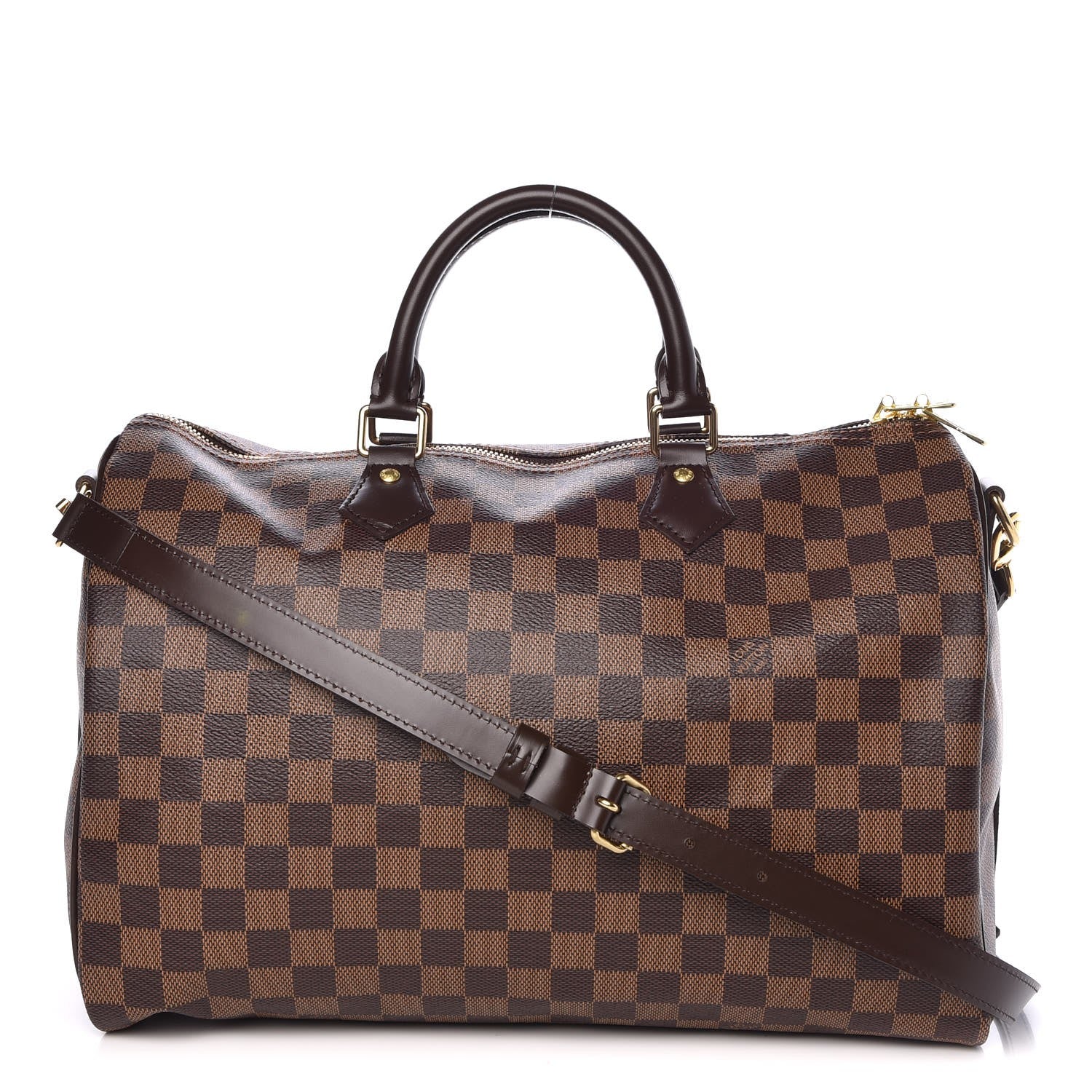 Louis Vuitton Damier Ebene Speedy Bandouliere 35 1 of 7