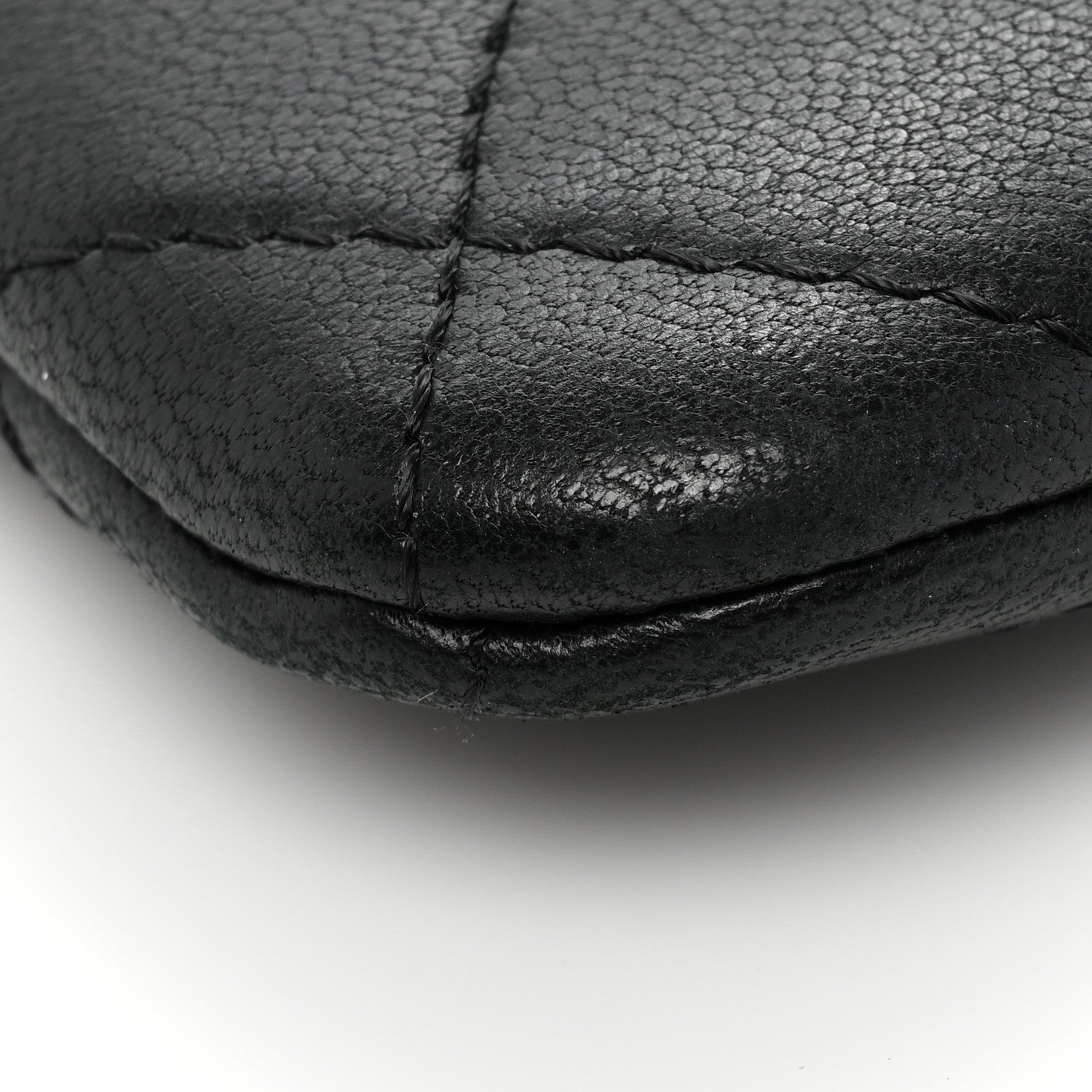 Chanel Lambskin Quilted Small Cosmetic Case Black 12 of 14