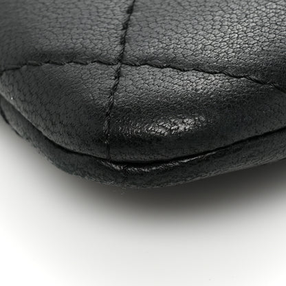 Chanel Lambskin Quilted Small Cosmetic Case Black 12 of 14