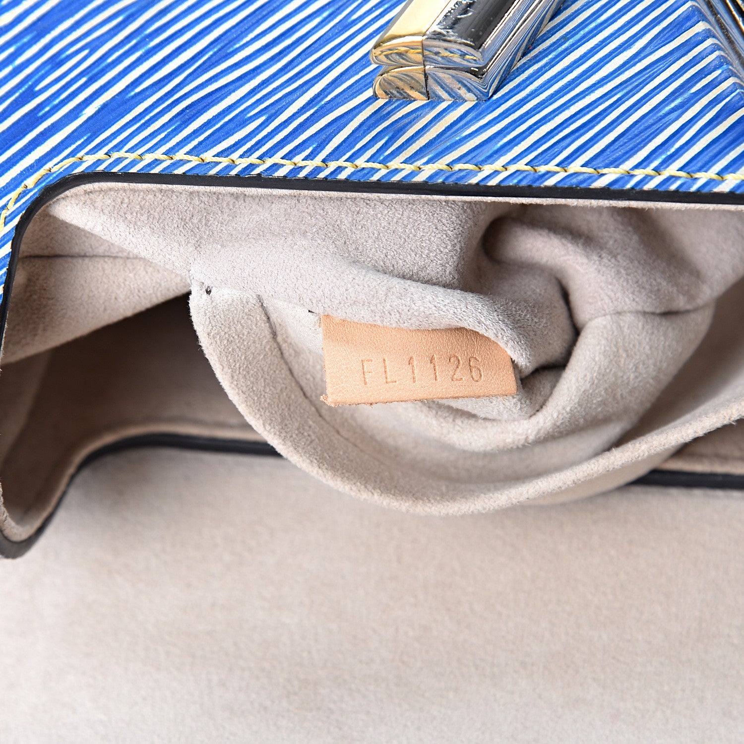 Louis Vuitton Epi Twist Shoulder Bag PM Denim Light 6 of 9