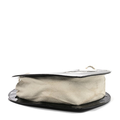Chanel Patent Terry Ocean Drive Shoulder Bag Black White 4 of 10
