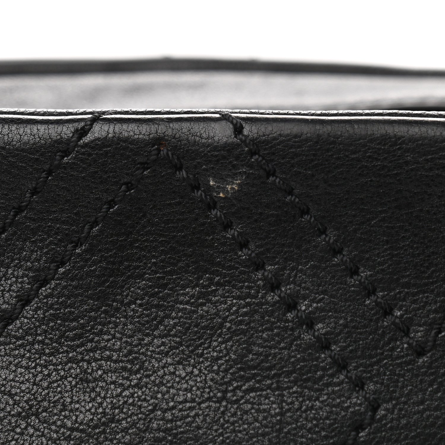 Chanel Calfskin Small Diamond Stitch Tote Black 9 of 13