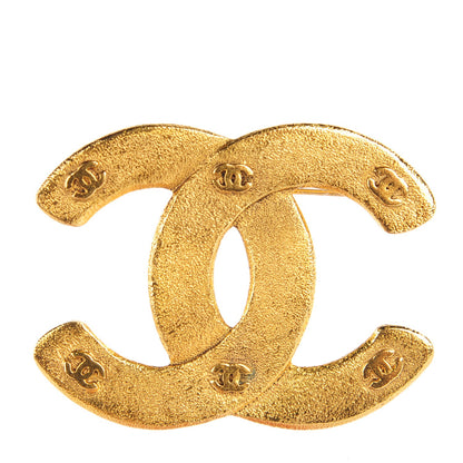 Chanel CC Brooch Gold 1 of 6