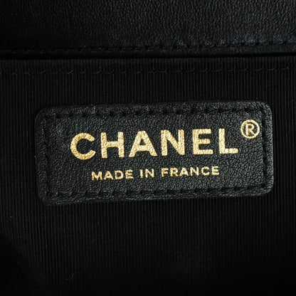 Chanel Lambskin Quilted Medium Boy Flap Black 6 of 7