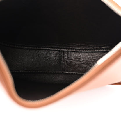 The Row Smooth Calfskin Half Moon Shoulder Bag Chestnut 5 of 9