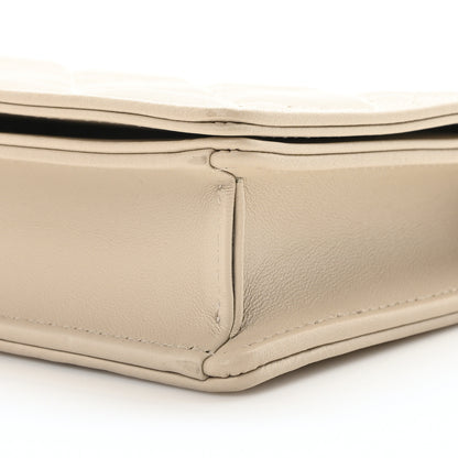 Christian Dior Lambskin Cannage Lady Dior Chain Wallet Corda 11 of 11