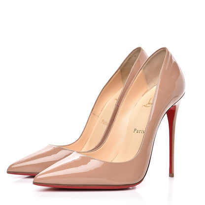 Christian Louboutin Patent So Kate 120 Pumps 39.5 Nude 3 of 12
