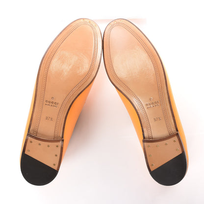 Gucci Lambskin Womens Brixton Horsebit Loafers 37.5 Crystal Copper 5 of 9