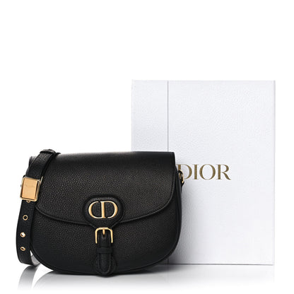 Christian Dior Grained Calfskin Medium Bobby Flap Black 10 of 10